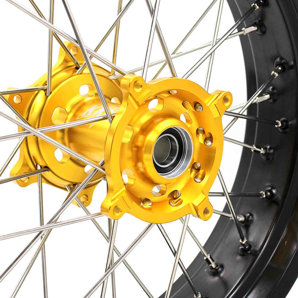 KKE 17 Inch Supermoto Wheels for SUZUKI RMZ250 2007-2024 RMZ450 2005-2024 - Howling Moto
