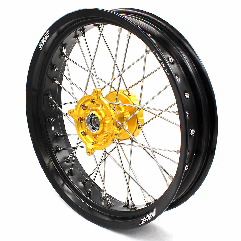 KKE 17 Inch Supermoto Wheels for SUZUKI RMZ250 2007-2024 RMZ450 2005-2024 - Howling Moto