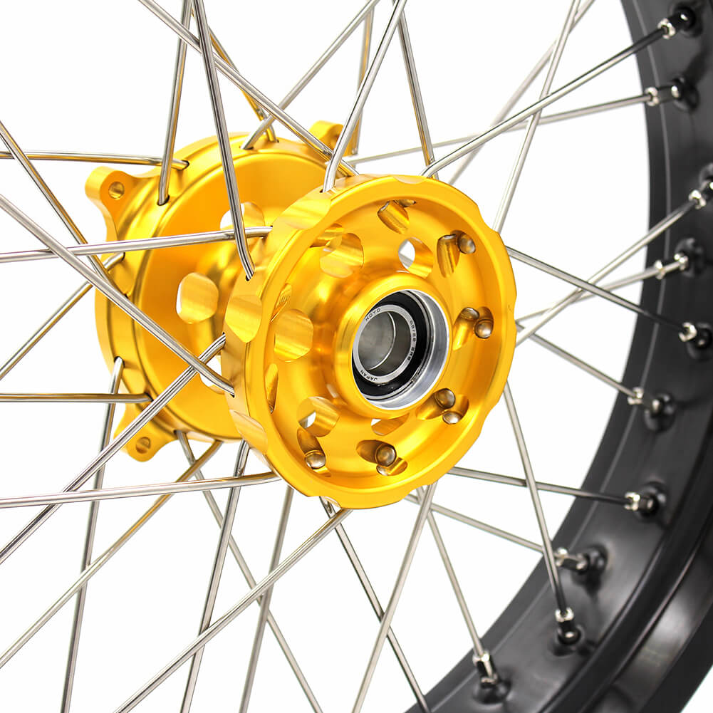 KKE 17 Inch Supermoto Wheels for SUZUKI RMZ250 2007-2024 RMZ450 2005-2024 - Howling Moto