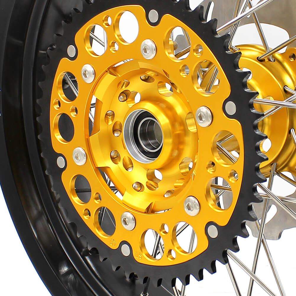 KKE 17 Inch Supermoto Wheels for SUZUKI RMZ250 2007-2024 RMZ450 2005-2024 - Howling Moto