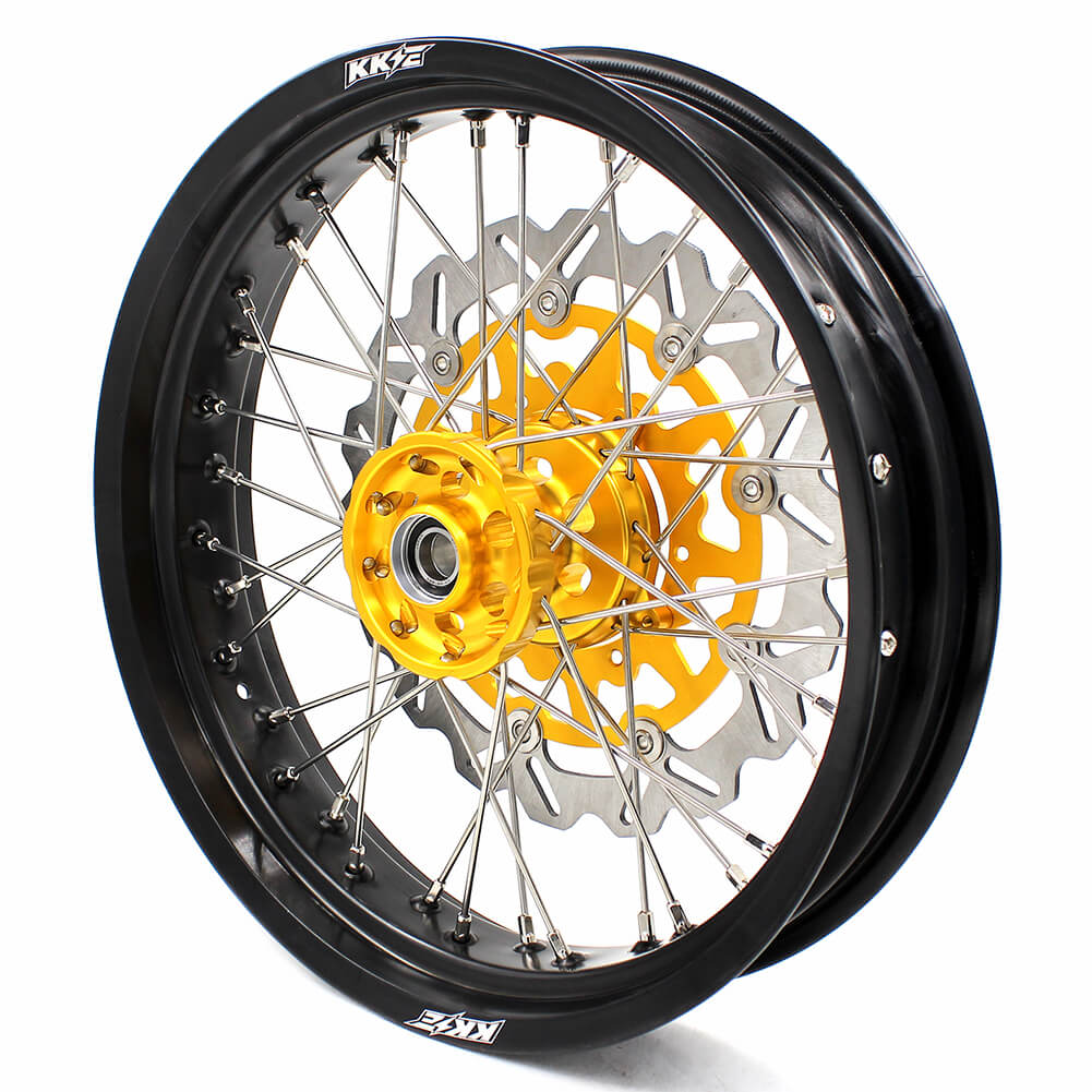 KKE 17 Inch Supermoto Wheels for SUZUKI RMZ250 2007-2024 RMZ450 2005-2024 - Howling Moto