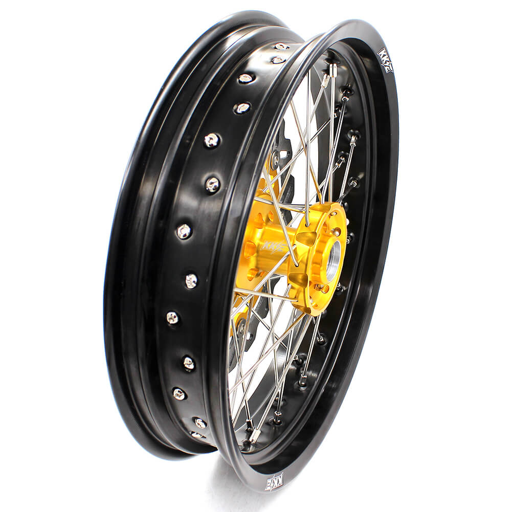 KKE 17 Inch Supermoto Wheels for SUZUKI RMZ250 2007-2024 RMZ450 2005-2024 - Howling Moto