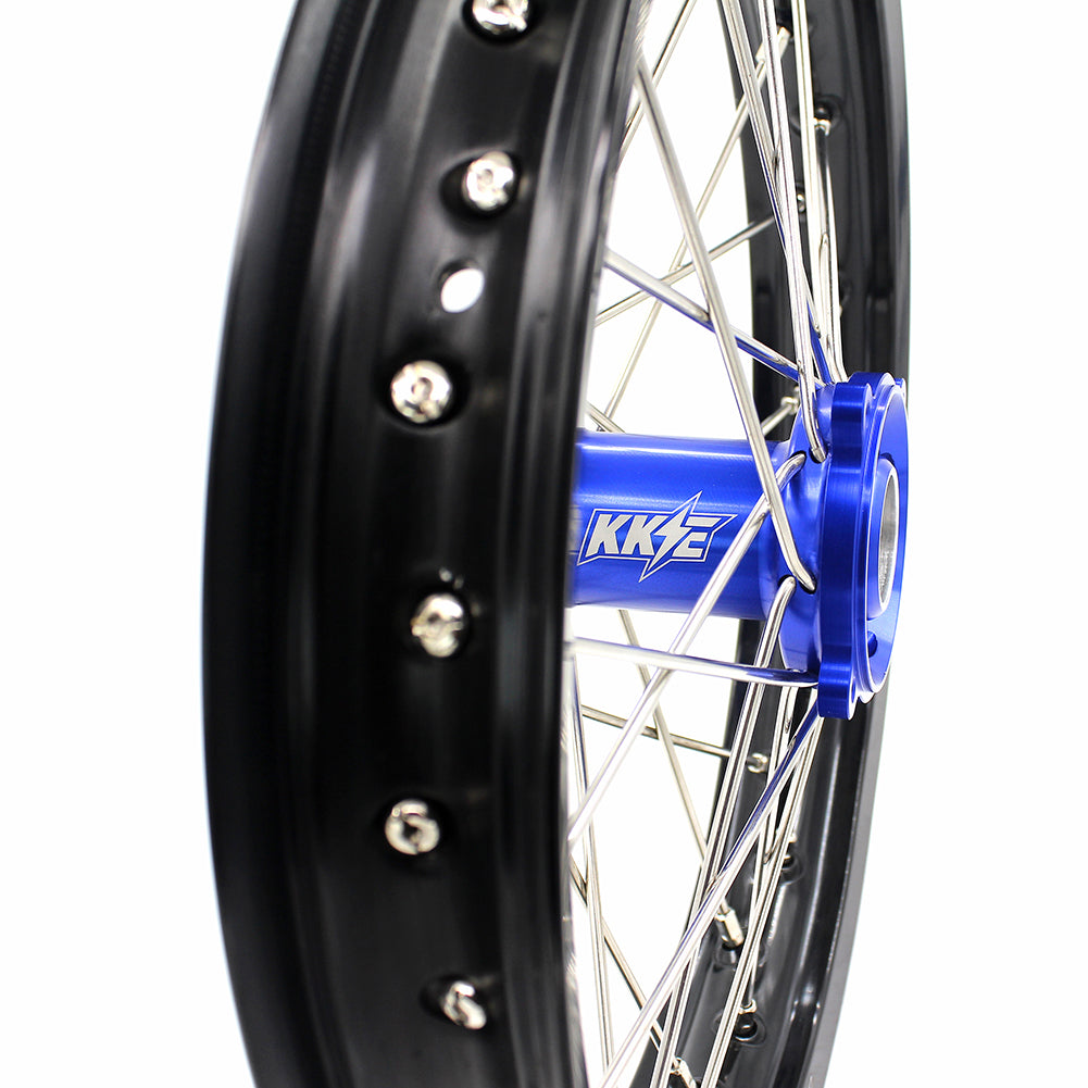 KKE 19 & 16 Kids Wheels fit for Suzuki RM85 RM80 Yamaha YZ80 YZ85 Blue Hub - Howling Moto