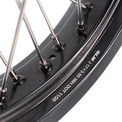 KKE 3.5 & 4.25*17inch Supermoto Wheels Rims for GAS GAS Enduro Bikes 2018-2020 - Howling Moto