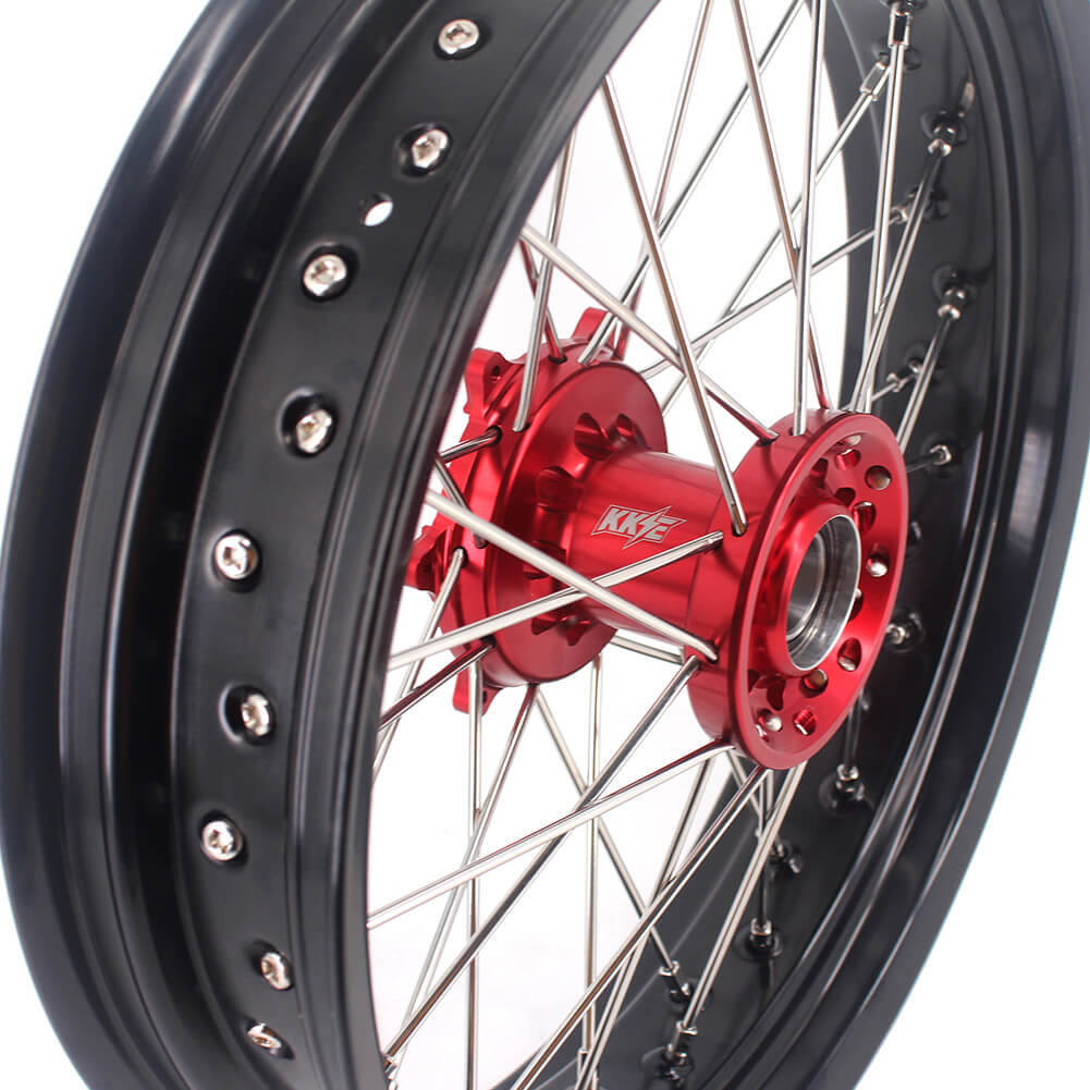 KKE 3.5 & 4.25*17inch Supermoto Wheels Rims for GAS GAS Enduro Bikes 2018-2020 - Howling Moto