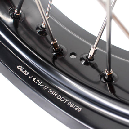 KKE 3.5 & 4.25*17inch Supermoto Wheels Rims for GAS GAS Enduro Bikes 2018-2020 - Howling Moto