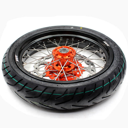 KKE 3.5*17inch & 4.25*17inch CUSH Drive Supermoto Rims Tires For KTM SX SX-F XC XC-F EXC EXC-F XCW 2003-2024 - Howling Moto