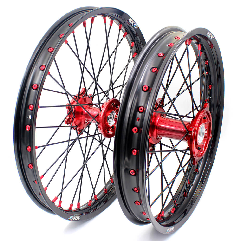 KKE 21 & 19 Casting Wheels for Honda CRF250R 2004-2013 CRF450R 2002-2012 Disc - Howling Moto