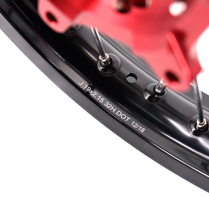 KKE 1.85*19 & 2.15*19 Flat Track Wheels For HONDA CRF250R 04-13 CRF450R 02-12 - Howling Moto