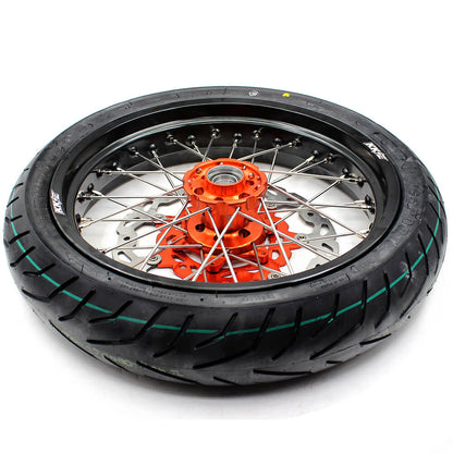 KKE 3.5 & 5.0 Supermoto CST Tires for KTM SX SX-F XC XC-F Orange