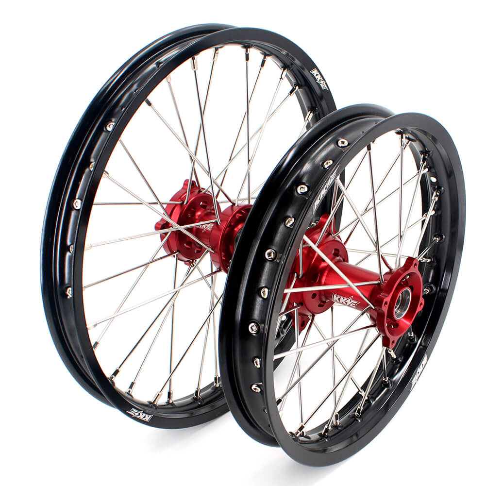 KKE 17/14 Kid's Wheels Rims for HONDA CRF150R CRF150RB 2007-2025 Mini Bike Red - Howling Moto