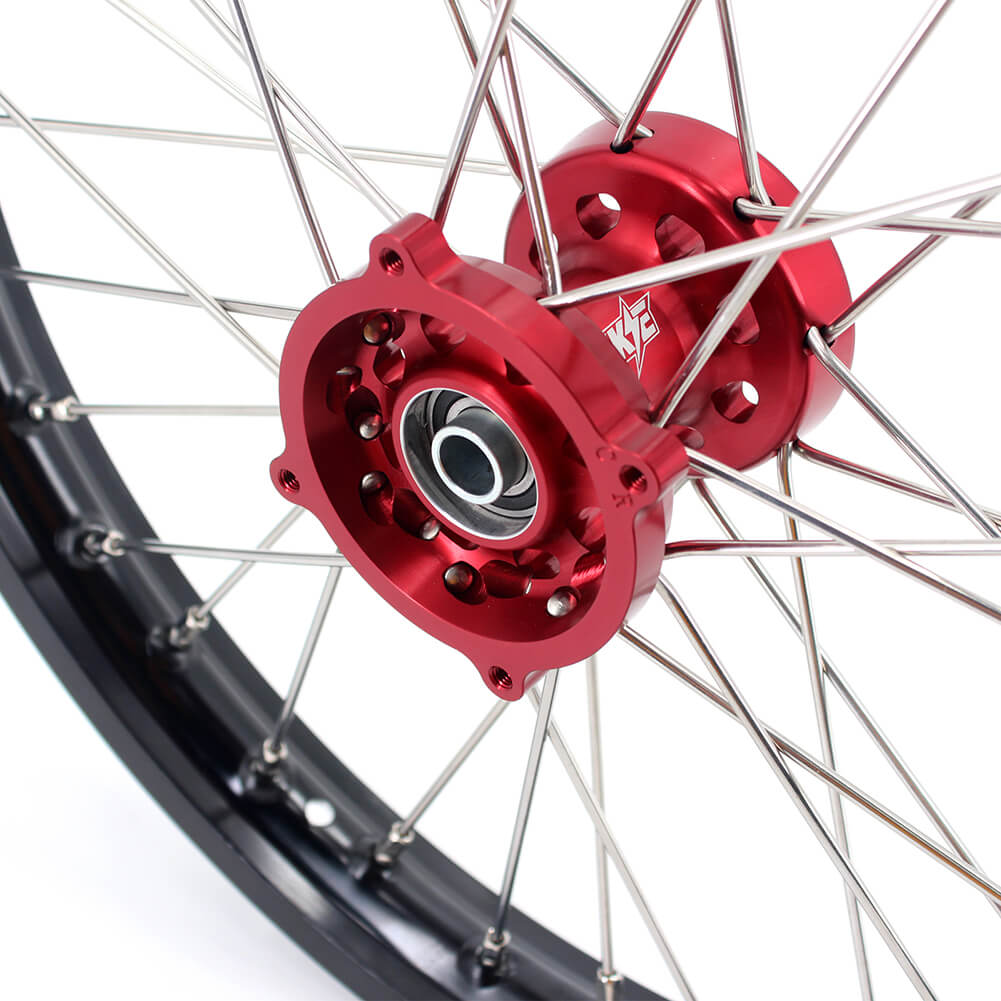 KKE 17/14 Kid's Wheels Rims for HONDA CRF150R CRF150RB 2007-2025 Mini Bike Red - Howling Moto