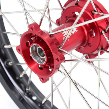 KKE 17/14 Kid's Wheels Rims for HONDA CRF150R CRF150RB 2007-2025 Mini Bike Red - Howling Moto