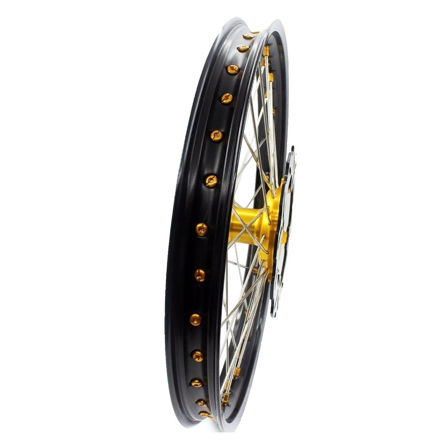 KKE 21 & 18 Enduro Rims for Suzuki RMZ250 2007-2022 RMZ450 2005 Gold Nipple - Howling Moto