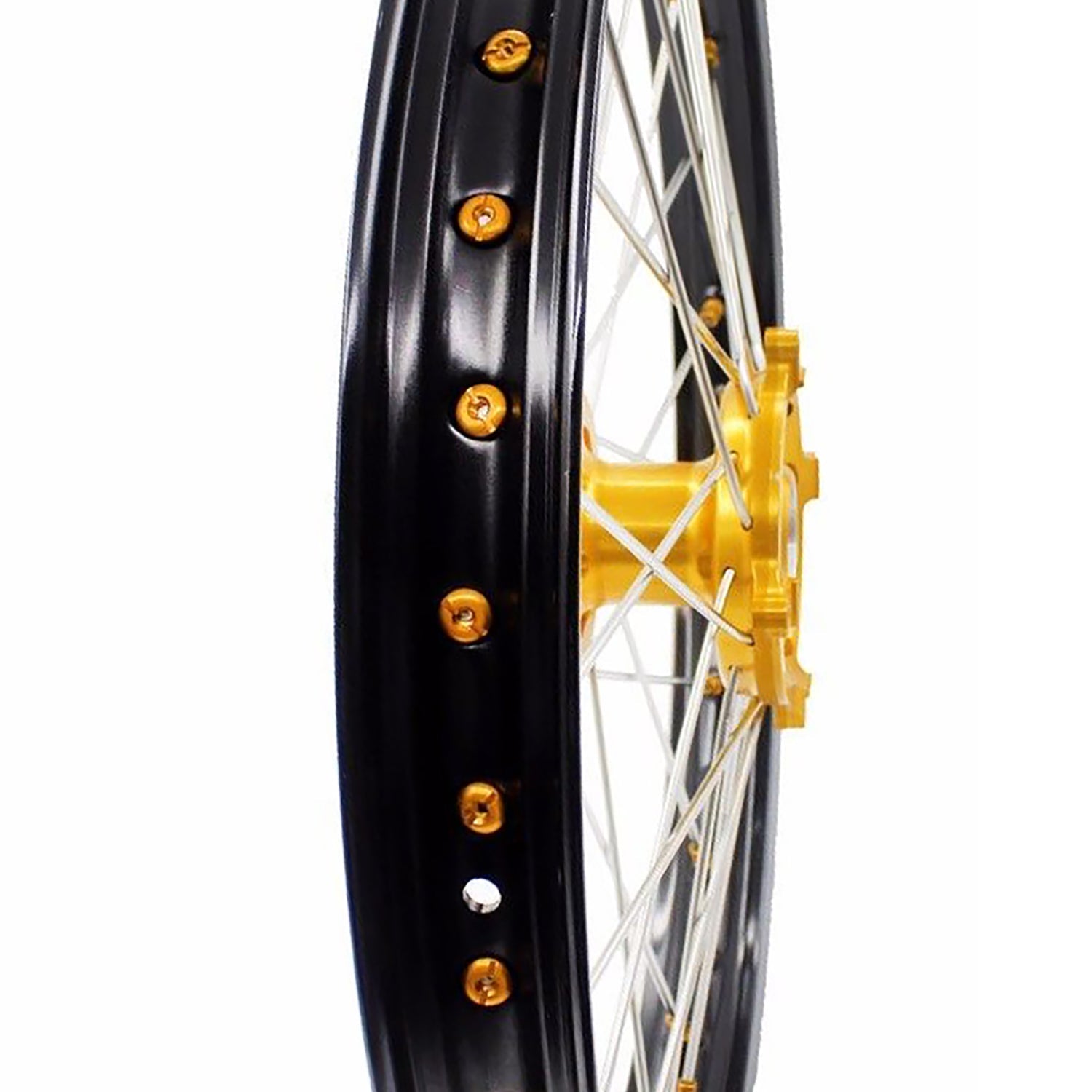 KKE 21 & 18 Enduro Rims for Suzuki RMZ250 2007-2022 RMZ450 2005 Gold Nipple - Howling Moto