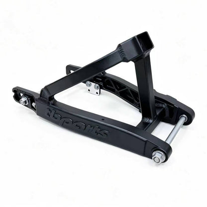 TBparts +2" Black Swingarm for Kawasaki KLX110 & KLX110L | Forged Aluminum