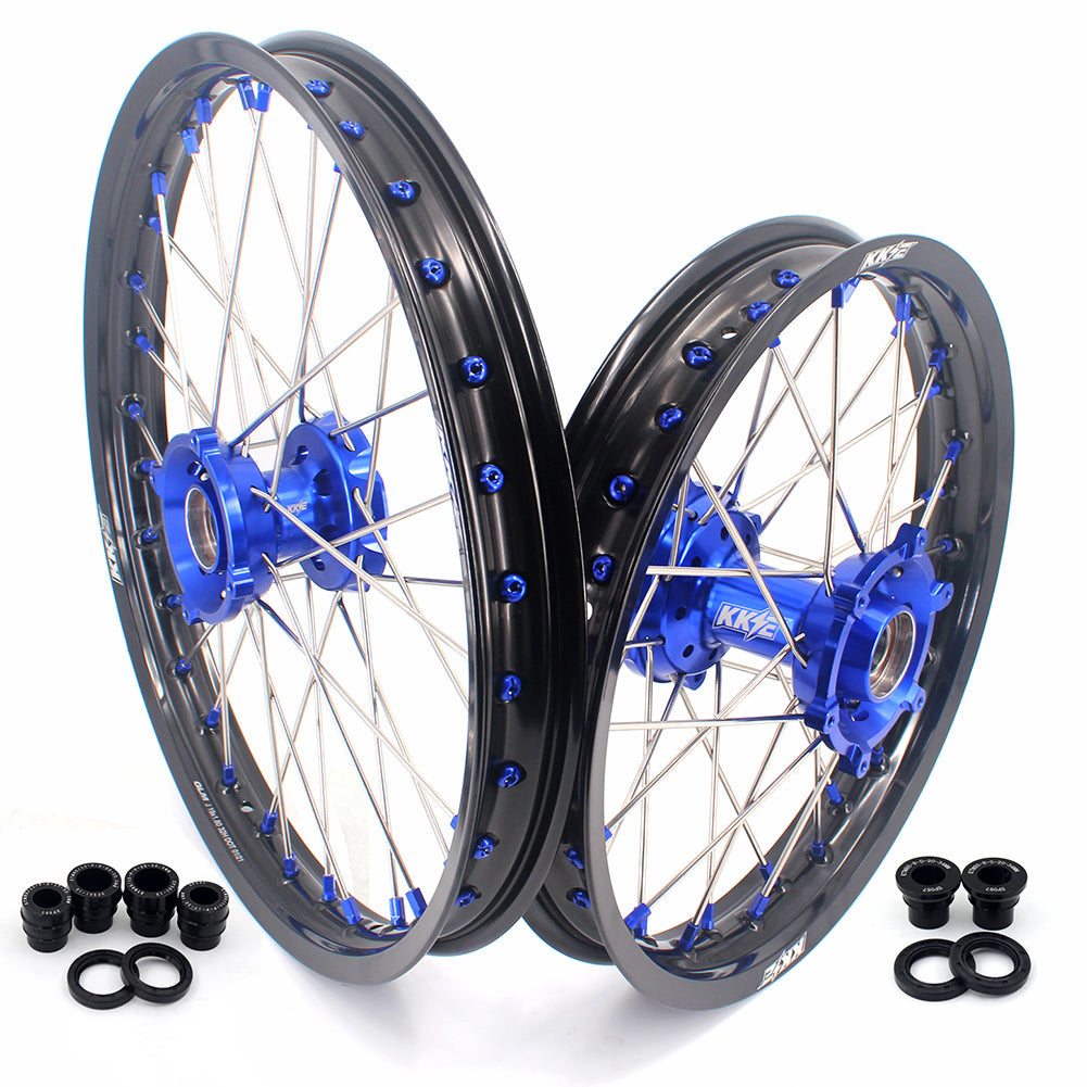 KKE 17 & 14 CNC Hub Kid's Big Wheels Rims For KTM SX85 2021-2024 Husqvarna TC85 2021-2024 - Howling Moto