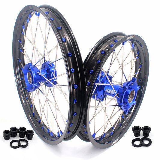 KKE 17 & 14 CNC Hub Kid's Big Wheels Rims For KTM SX85 2021-2024 Husqvarna TC85 2021-2024 - Howling Moto