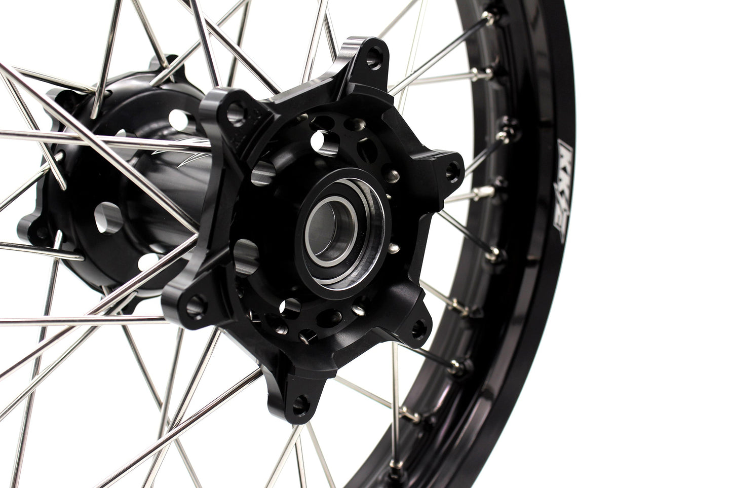 KKE Enduro 1.6*21" & 2.15*18" CNC Hub Electric Dirtbike Alloy Wheels Rims Fit STARK VARG Black Hub - Howling Moto