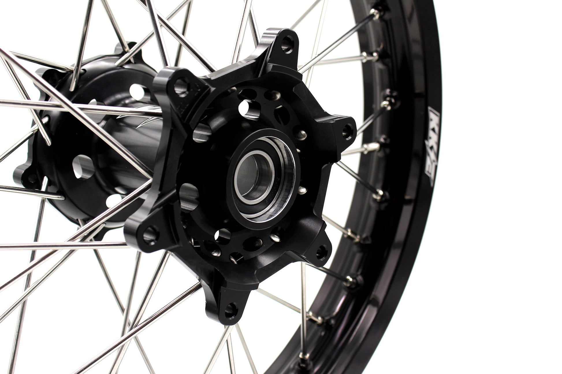 KKE Enduro 1.6*21" & 2.15*18" CNC Hub Electric Dirtbike Alloy Wheels Rims Fit STARK VARG Black Hub - Howling Moto