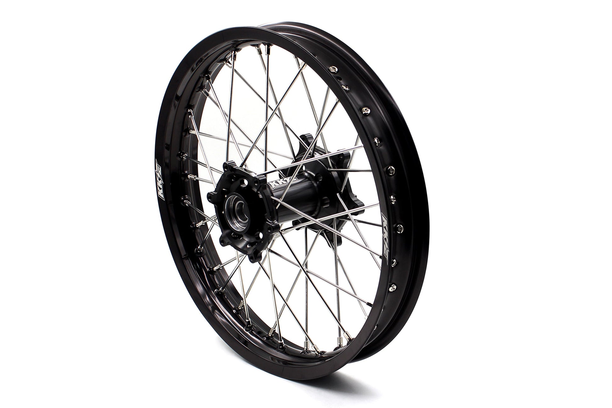 KKE Enduro 1.6*21" & 2.15*18" CNC Hub Electric Dirtbike Alloy Wheels Rims Fit STARK VARG Black Hub - Howling Moto