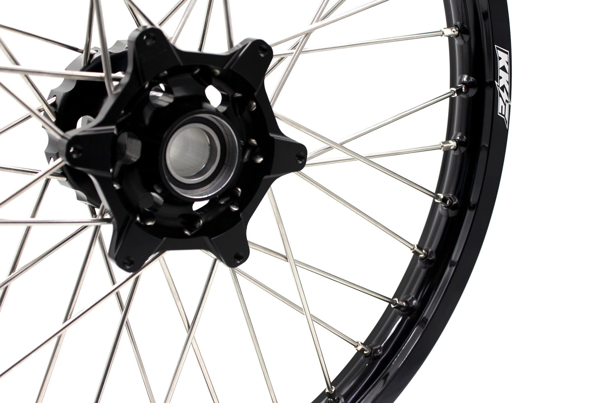 KKE Enduro 1.6*21" & 2.15*18" CNC Hub Electric Dirtbike Alloy Wheels Rims Fit STARK VARG Black Hub - Howling Moto
