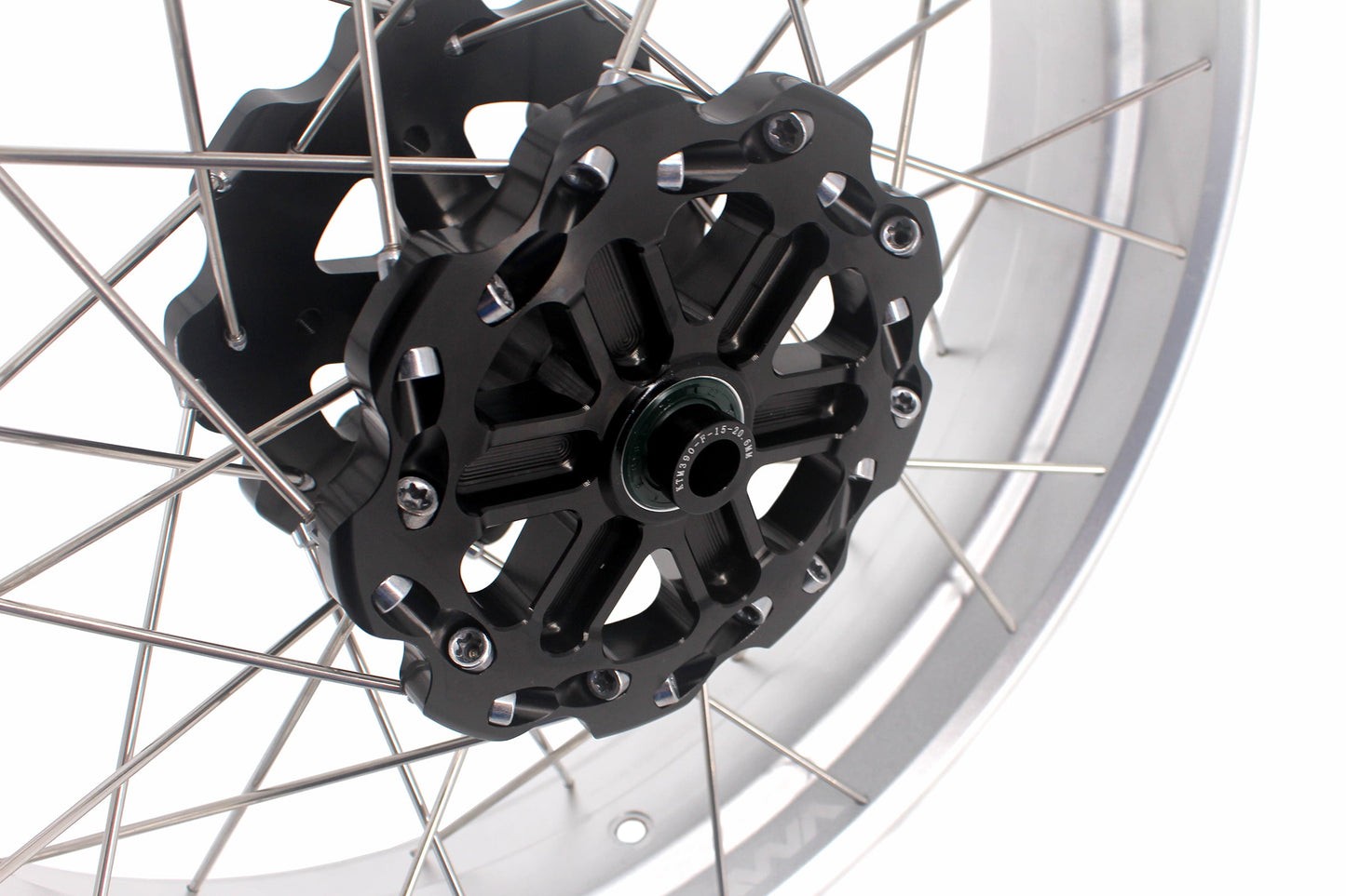 VMX 17 Inch Spoked Aluminum Tubeless Wheels Rims For Husqvarna Svartpilen 401 2020-2021 - Howling Moto