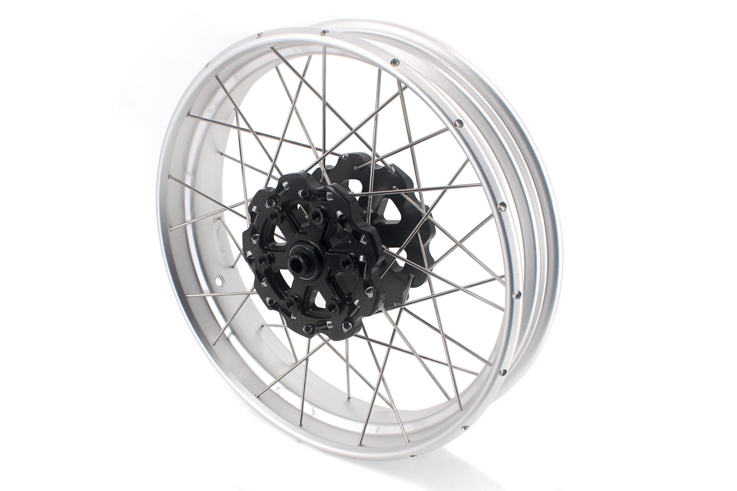 VMX 17 Inch Spoked Aluminum Tubeless Wheels Rims For Husqvarna Svartpilen 401 2020-2021 - Howling Moto