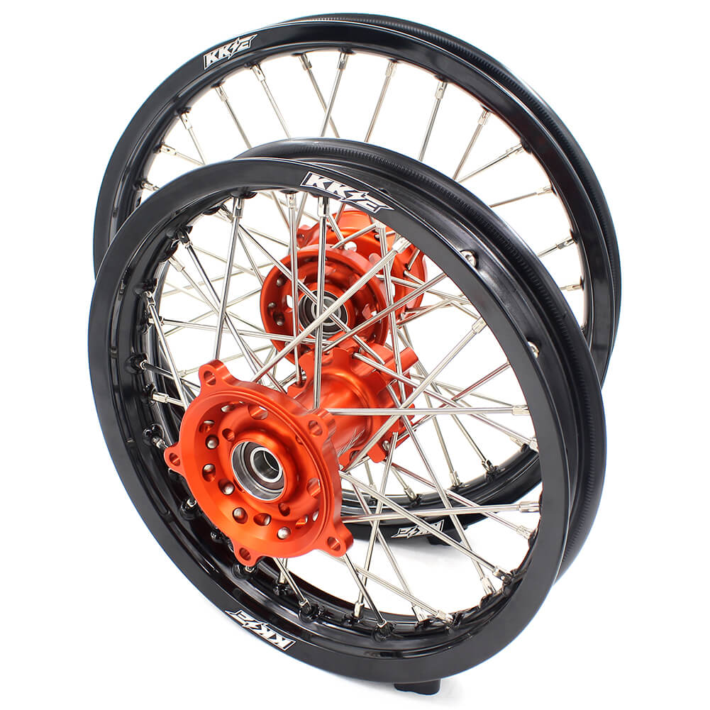KKE 14"*1.4/12"*1.6 Kid's Small Wheels Rims Set Fit KTM SX 65 2002-2024 - Howling Moto