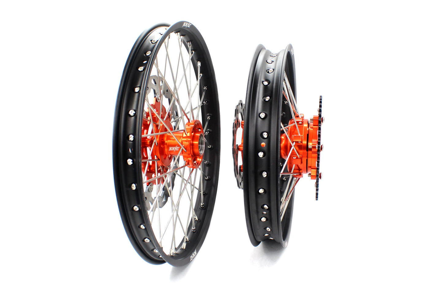 KKE 21/18 Inch CUSH Drive Enduro Wheels Set For KTM SMC 690 2008-2011 - Howling Moto