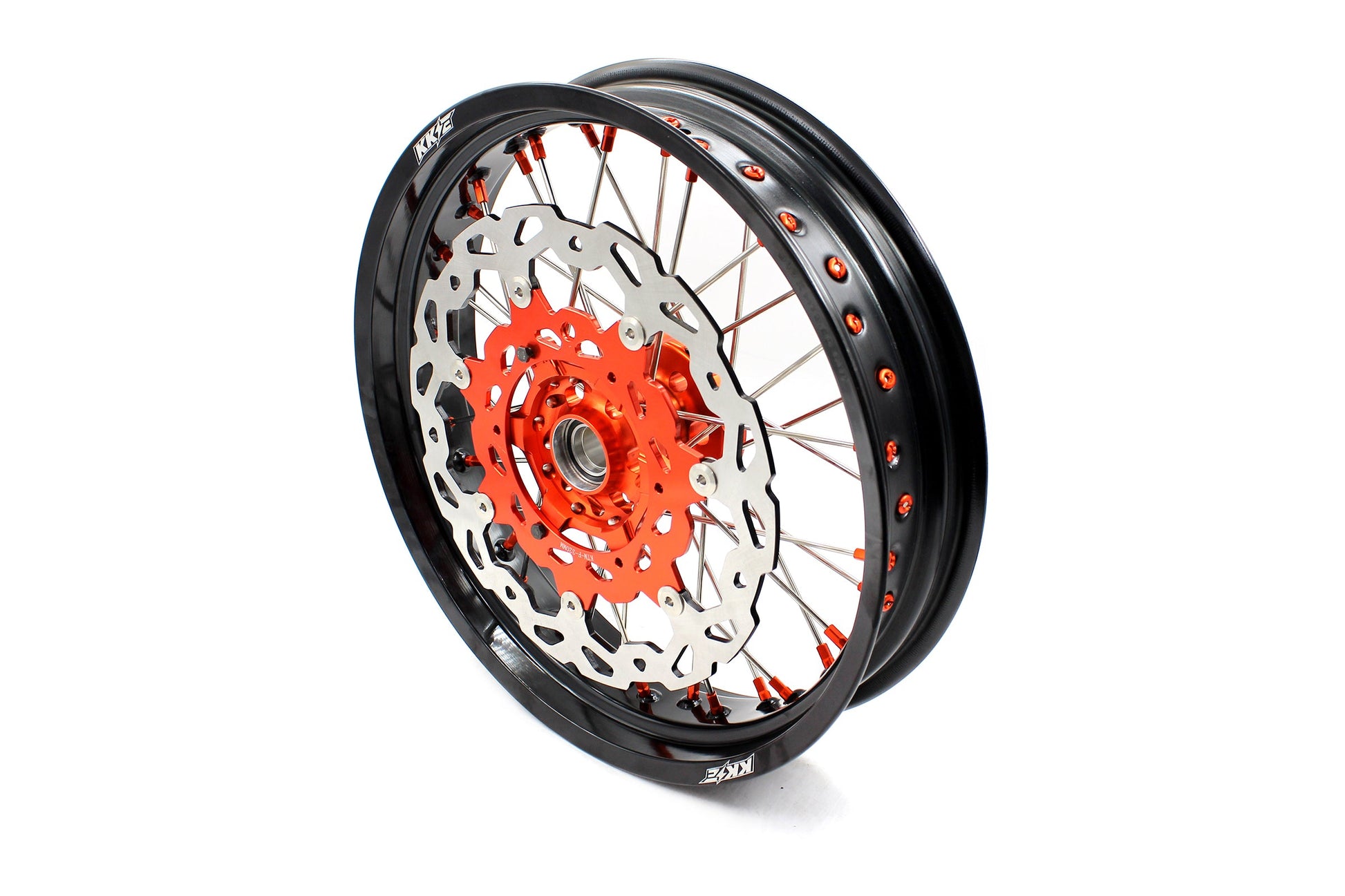 KKE 17Inch CUSH Drive Supermoto Wheels Rims For KTM690 SMC 2007-2011 320MM Disc - Howling Moto