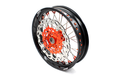 KKE 17Inch CUSH Drive Supermoto Wheels Rims For KTM690 SMC 2007-2011 320MM Disc - Howling Moto