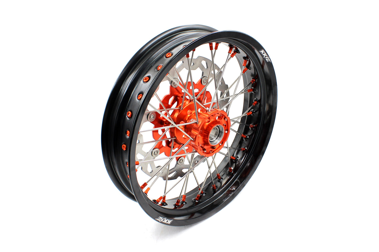 KKE 17Inch CUSH Drive Supermoto Wheels Rims For KTM690 SMC 2007-2011 320MM Disc - Howling Moto