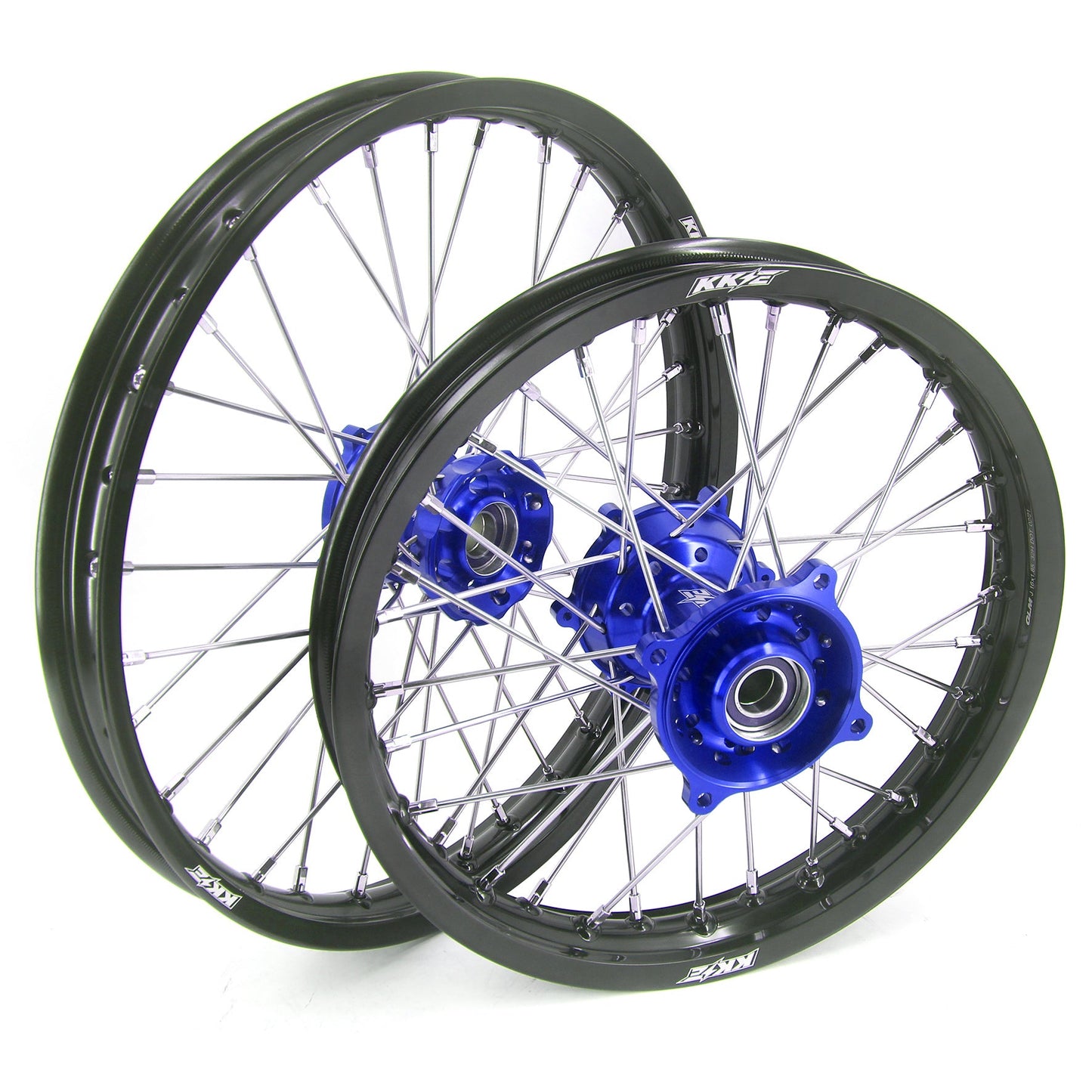 KKE 19/16 Factory Size Kids Big Wheels Rims Fit KTM SX 85 2025 Blue - Howling Moto