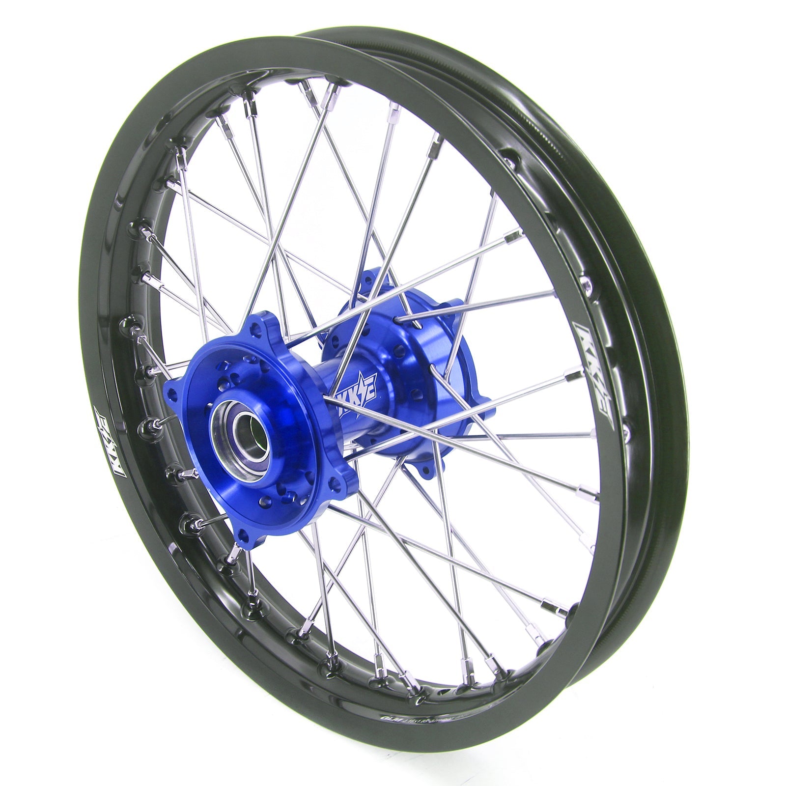 KKE 19/16 Factory Size Kids Big Wheels Rims Fit KTM SX 85 2025 Blue - Howling Moto