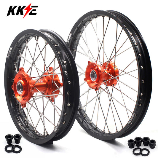 KKE 19" 16" Kid's Big Spoke Wheels Rims Fit KTM SX 85 2003-2020 - Howling Moto