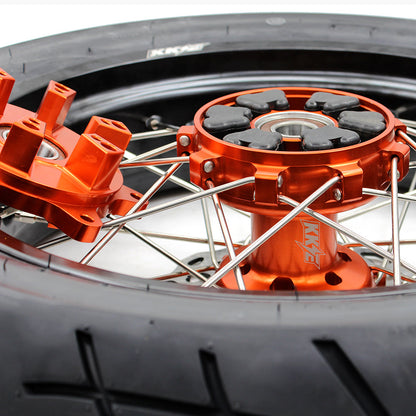 KKE 3.5/5.0 CUSH Drive Supermoto Wheels Tires for KTM SX SX-F XC-F EXC EXC-F 2003-2024 - Howling Moto