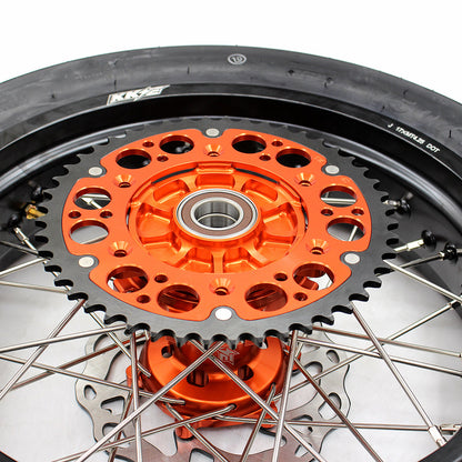 KKE 3.5/5.0 CUSH Drive Supermoto Wheels Tires for KTM SX SX-F XC-F EXC EXC-F 2003-2024 - Howling Moto