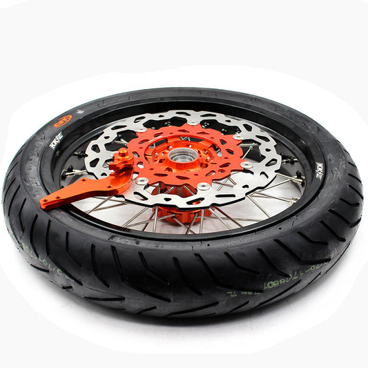 KKE 3.5/5.0 CUSH Drive Supermoto Wheels Tires for KTM SX SX-F XC-F EXC EXC-F 2003-2024 - Howling Moto