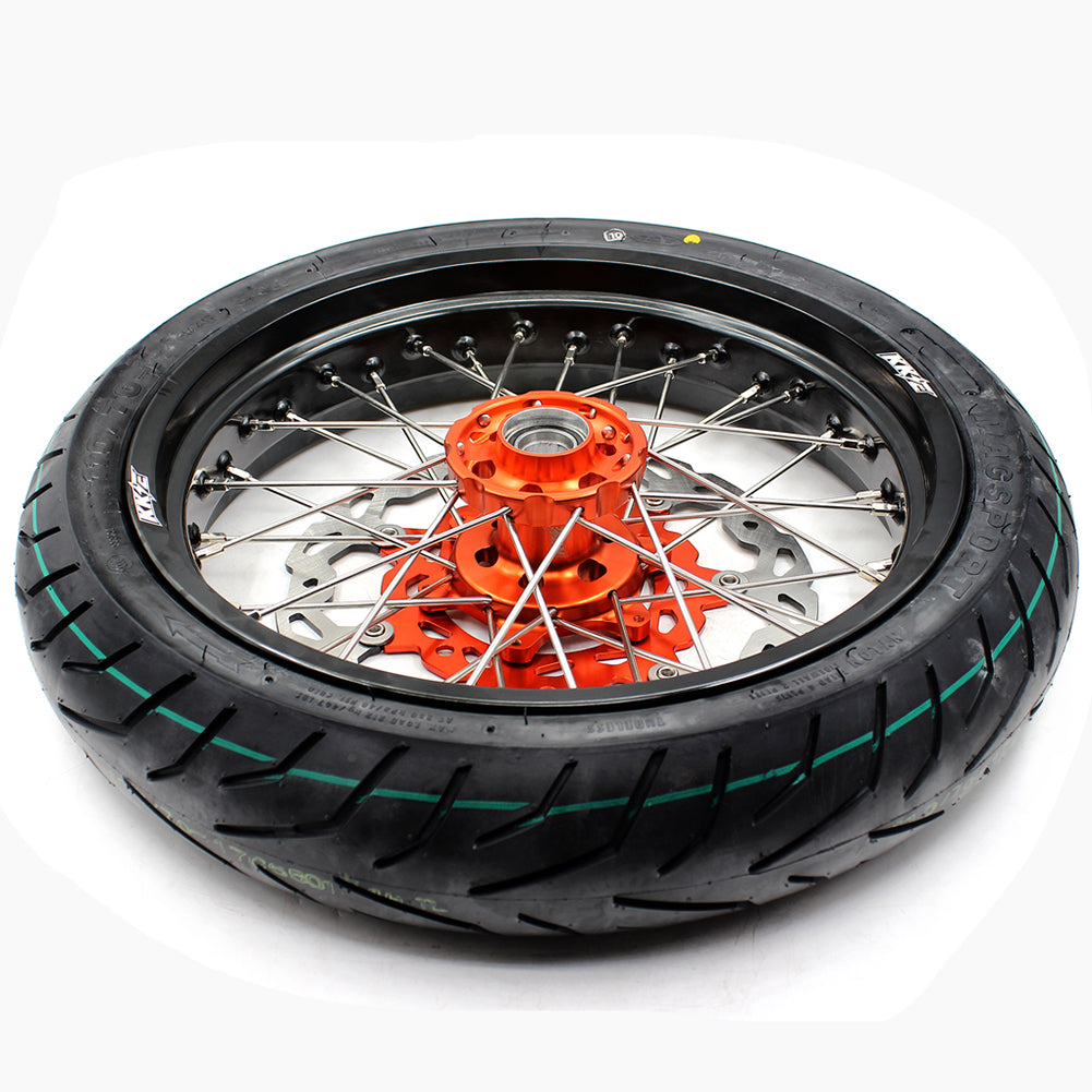 KKE 3.5/5.0 CUSH Drive Supermoto Wheels Tires for KTM SX SX-F XC-F EXC EXC-F 2003-2024 - Howling Moto