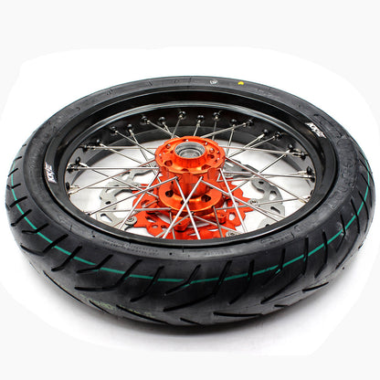 KKE 3.5/5.0 CUSH Drive Supermoto Wheels Tires for KTM SX SX-F XC-F EXC EXC-F 2003-2024 - Howling Moto