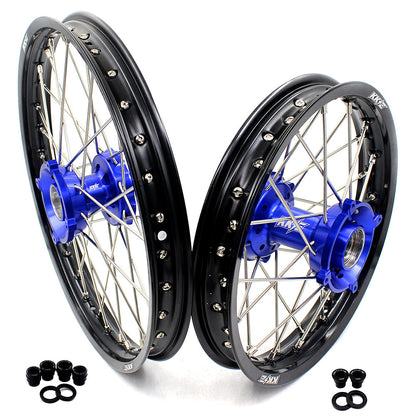 KKE 17"*1.4/14"*1.6 Spoked Kid's Big Wheels Rims Fit KTM SX 85 2003-2020 Husqvarna TC 85 2014-2020 Blue Hub - Howling Moto