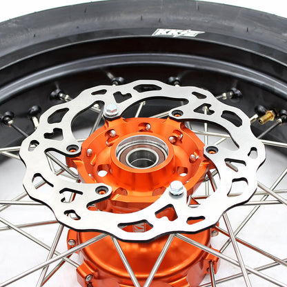 KKE 3.5/5.0 CUSH Drive Supermoto Wheels Tires for KTM SX SX-F XC-F EXC EXC-F 2003-2024 - Howling Moto