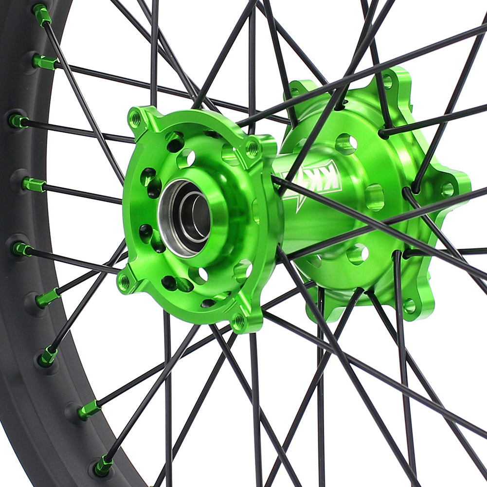 KKE 21" 19" Dirtbike Wheels Rims For KAWASAKI KX250F KX450F 2015 2016 2017 2018 - Howling Moto