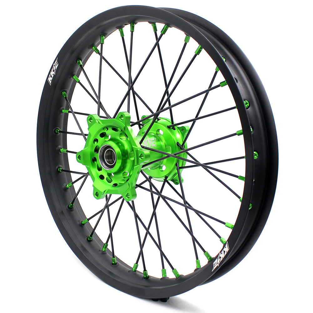 KKE 21/19 MX Dirtbike Spoked Wheels Rims For KAWASAKI KX250F KX450F 2006-2014 Disc - Howling Moto