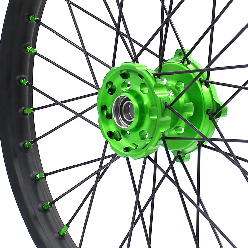 KKE 21" 19" Dirtbike Wheels Rims For KAWASAKI KX250F KX450F 2015 2016 2017 2018 - Howling Moto