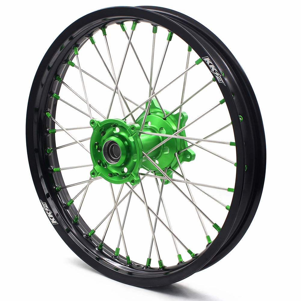 KKE 21" 19" Motorcycle Dirtbike Wheels Rims Fit KAWASAKI KX250F 450F 2015 2016 2017 2018 - Howling Moto