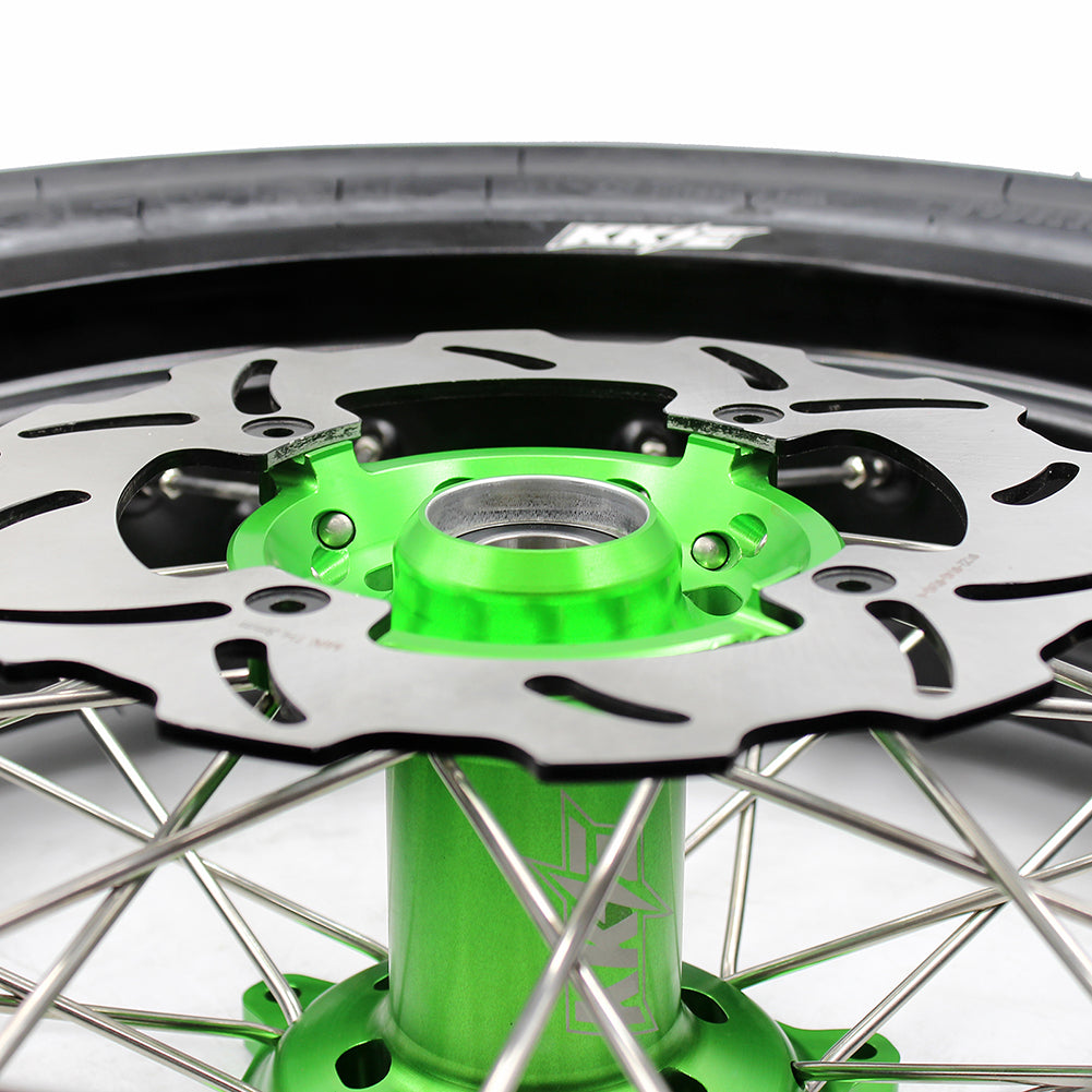 KKE 17inch KX250F 2006-2019 KX450F 2006-2018 For KAWASAKI Supermoto Rims CST Tires - Howling Moto