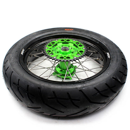 KKE 17inch KX250F 2006-2019 KX450F 2006-2018 For KAWASAKI Supermoto Rims CST Tires - Howling Moto