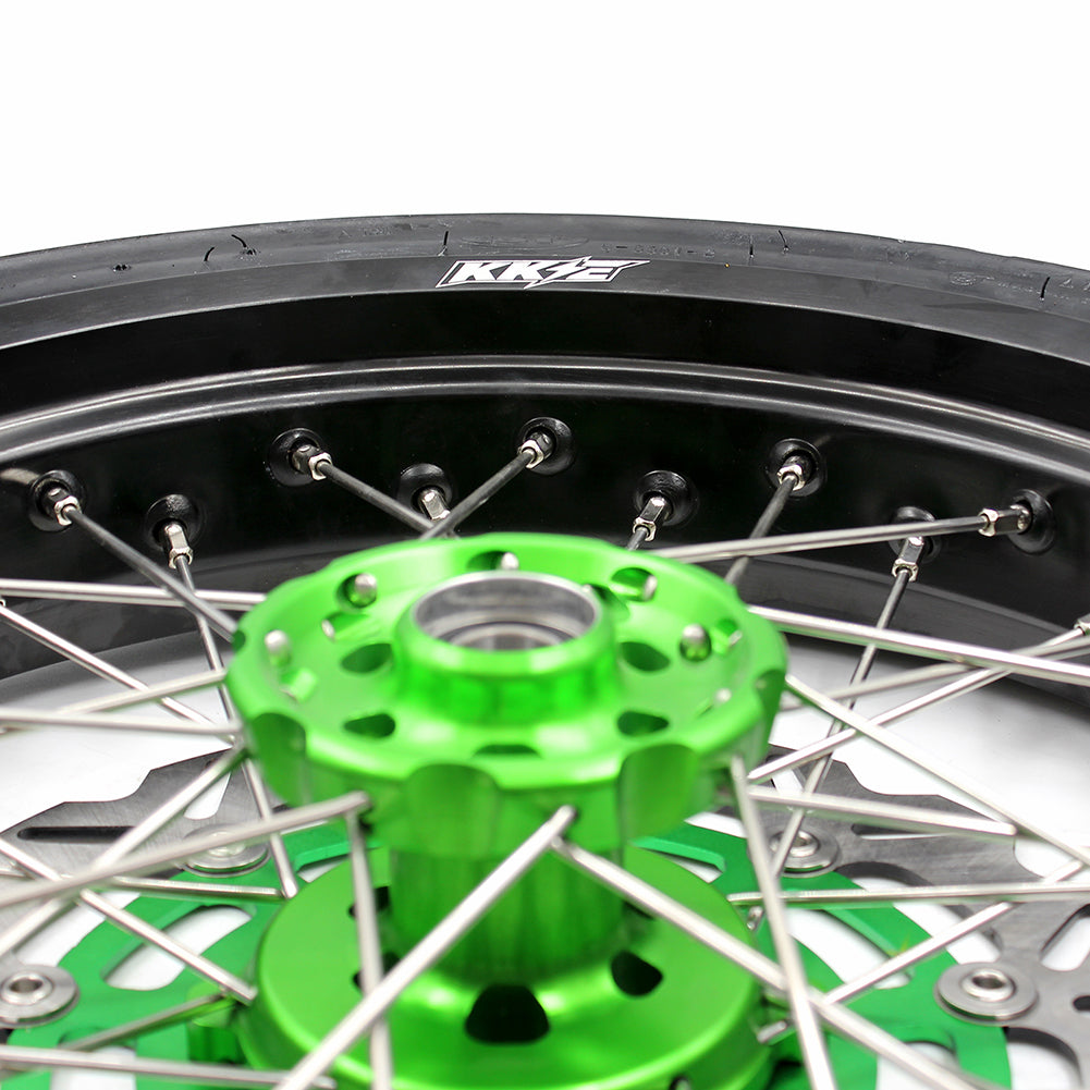 KKE 17inch KX250F 2006-2019 KX450F 2006-2018 For KAWASAKI Supermoto Rims CST Tires - Howling Moto